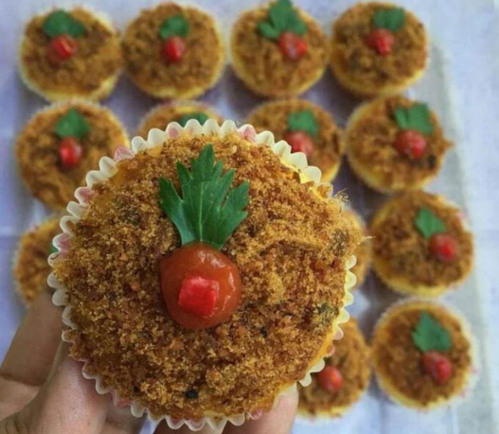 Resep Muffin Keju Abon Sapi, Kue Gurih yang Mengenyangkan