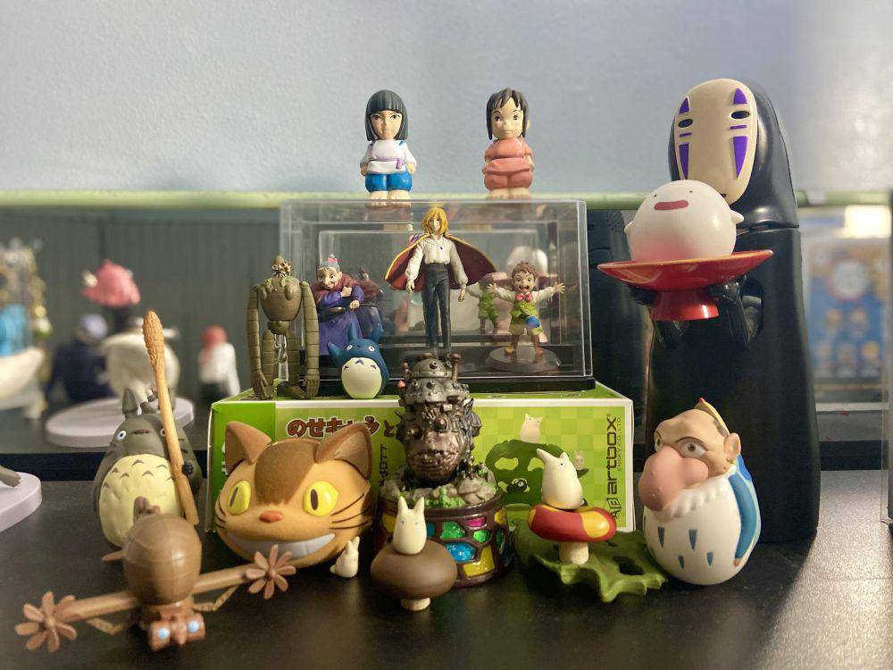 potret koleksi figur aksi Ghibli (reddit.com/user/Beldiveer)