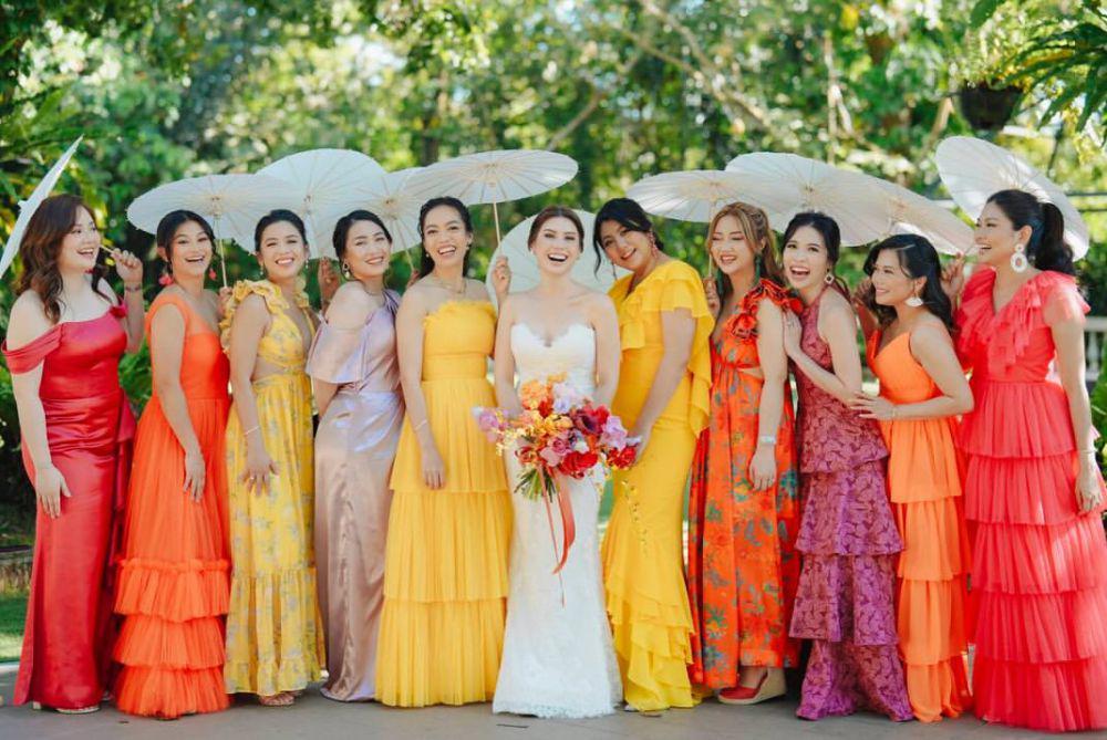 Inspirasi dress bridesmaid (Instagram.com/niceprintphoto)