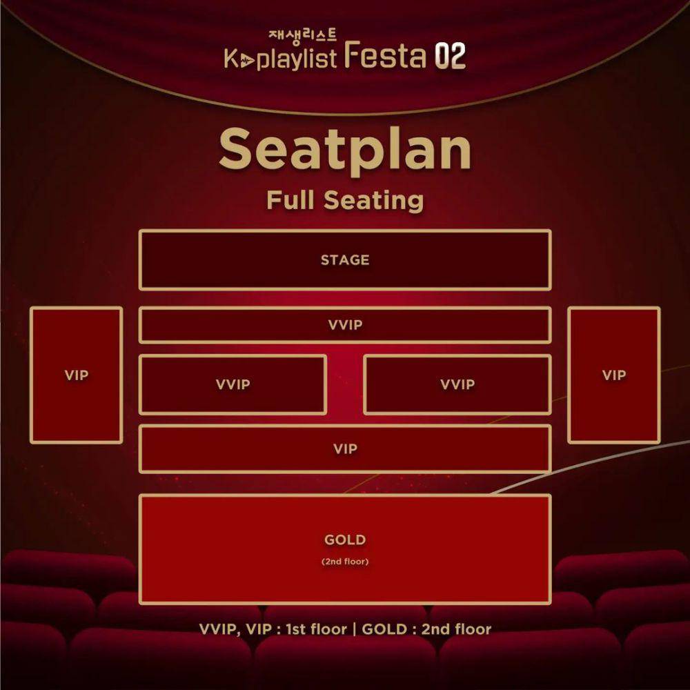seatplan K-Playlist Festa 02" di Jakarta (instagram.com/kplaylist.festa)