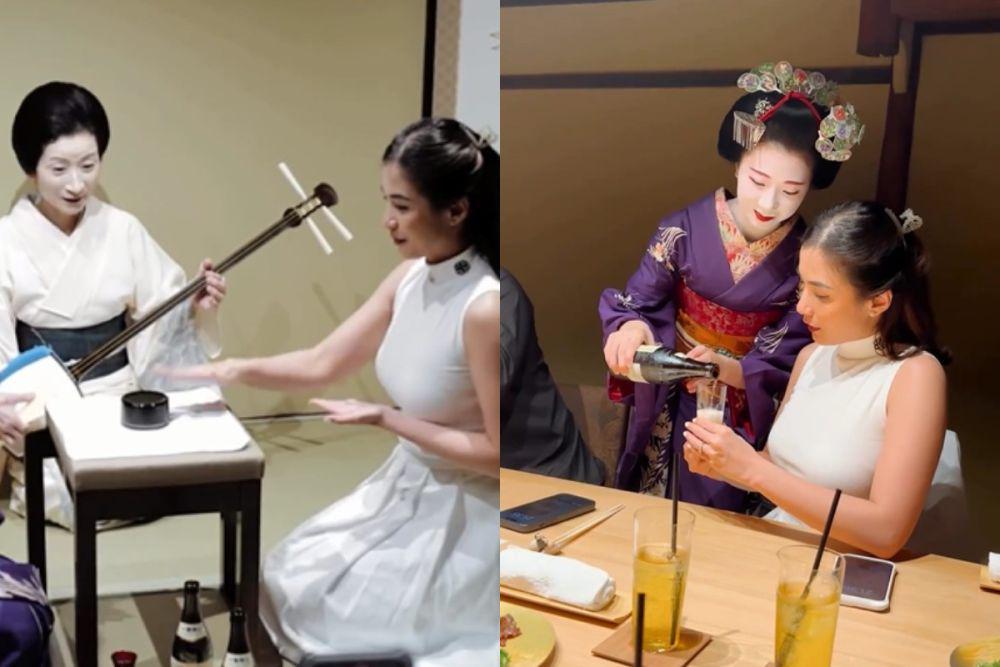 7 Momen Chelsea–Glenn Dinner Ditemani Geisha di Jepang