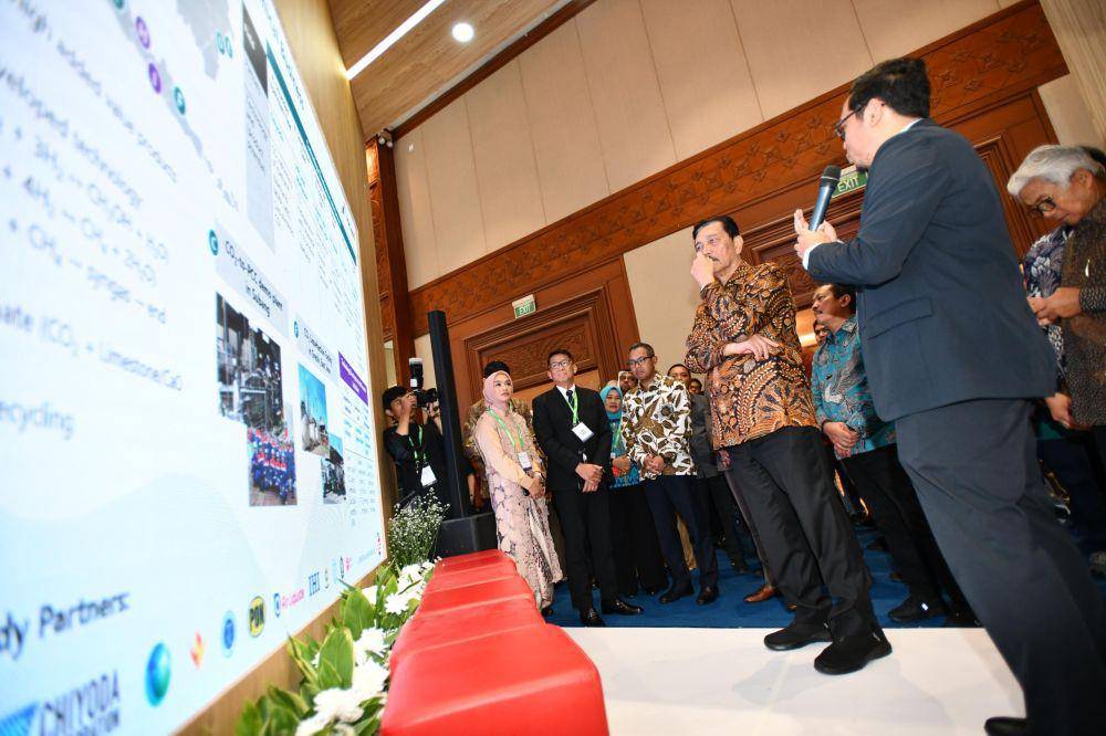 PT Pertamina (Persero) memaparkan strategi menjadi pemimpin regional bisnis Penangkapan dan Penyimpanan Karbon (CCS) dalam Forum Internasional & Indonesia CCS (IICCS) 2024 di Jakarta Convention Center, Senayan, Rabu (31/7/2024). (Dok. Pertamina)