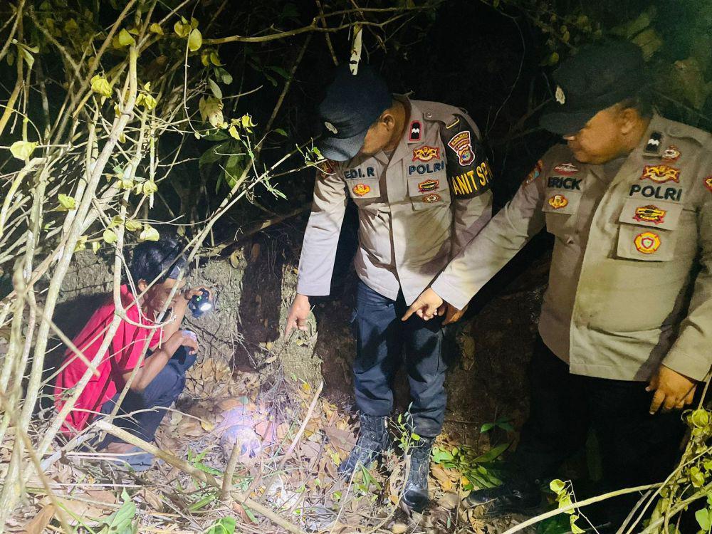 Kerangka Manusia di Kebun Karet Tubaba Diduga Milik Orang Hilang