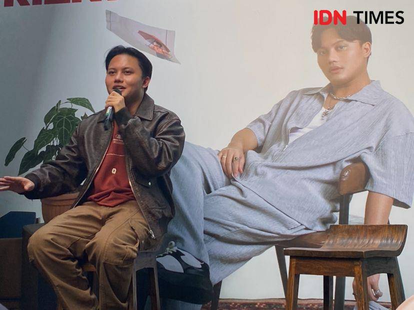 press conference tur konser "Perjalanan 10 Tahun Rizky Febian" di Mampang, Jakarta Selatan, Kamis (1/8/2024) (dok. IDN Times/Rani Asnurida)