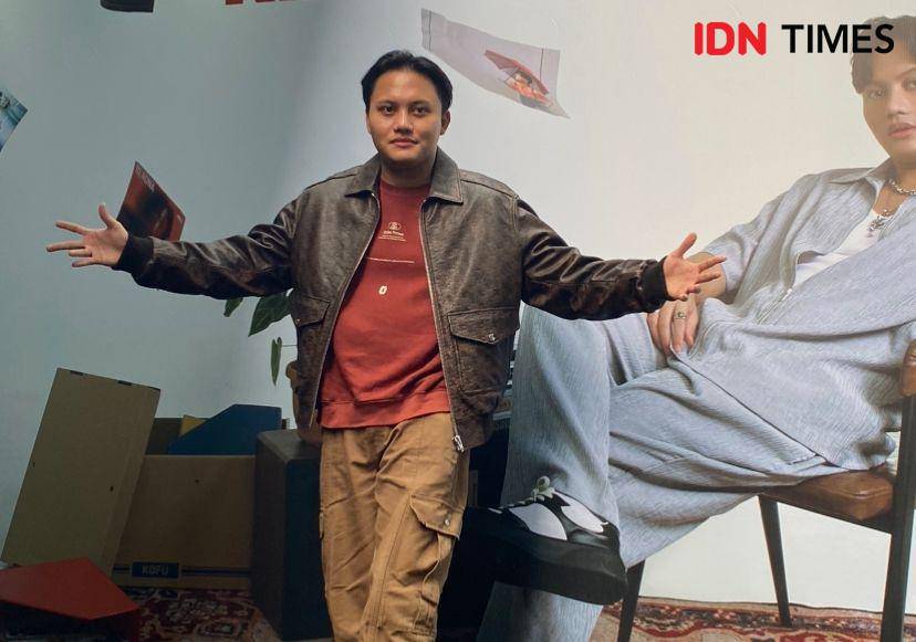 press conference tur konser "Perjalanan 10 Tahun Rizky Febian" di Mampang, Jakarta Selatan, Kamis (1/8/2024) (dok. IDN Times/Rani Asnurida)