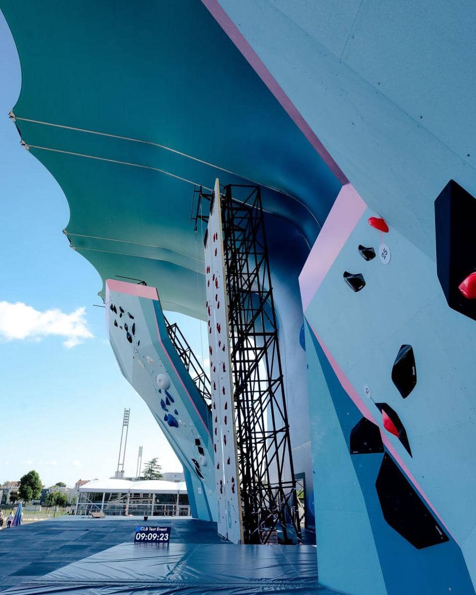 Le Bourget Sport Climbing Venue (instagram.com/paris2024)