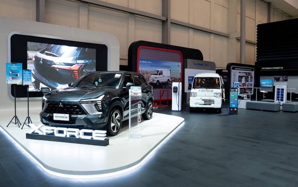 Booth Mitsubishi di GIIAS 2024 (PT MMKSI)