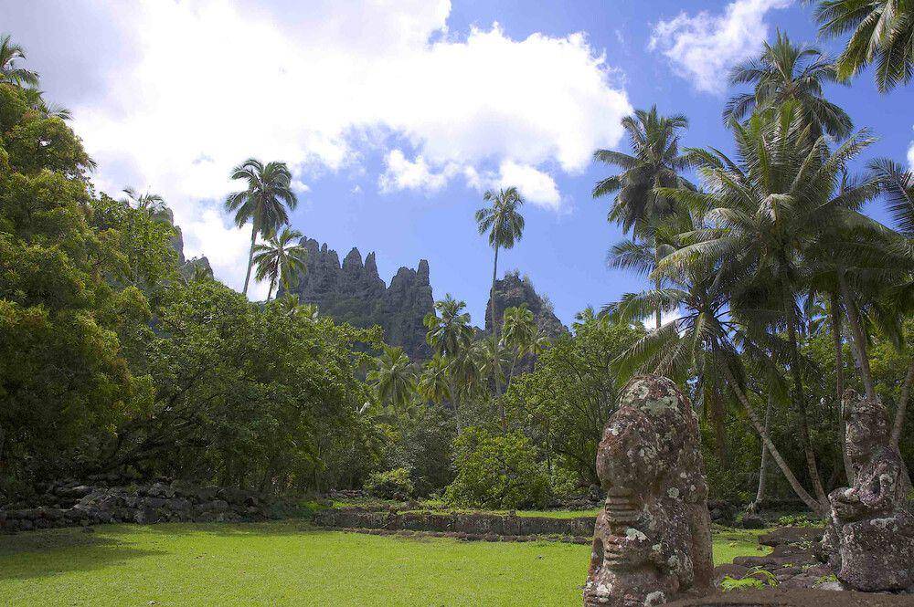 Nuku Hiva, Kepulauan Marquesas (UNESCO/ Jérôme Maurel)