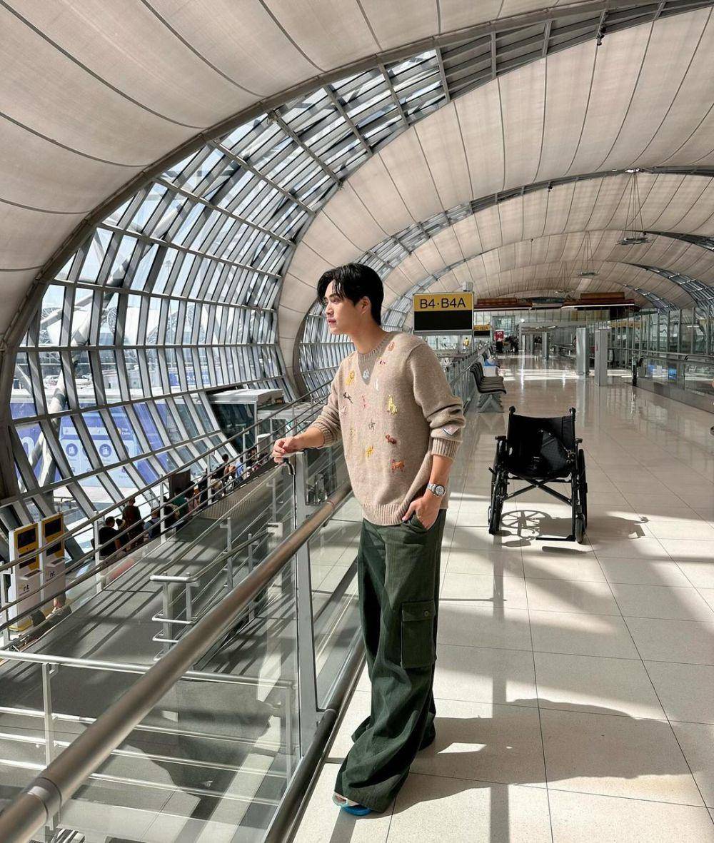 OOTD hangout nuansa earth tone ala Gemini Norawit (instagram.com/gemini_nt)