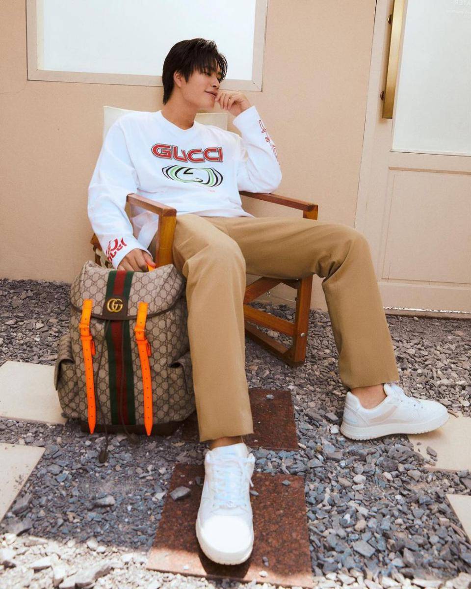 OOTD hangout nuansa earth tone ala Gemini Norawit (instagram.com/gemini_nt)