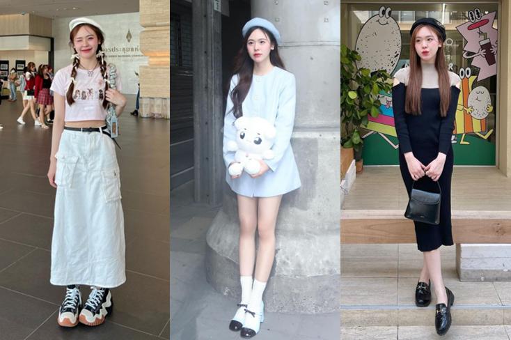 8 OOTD dengan Beret Hat ala June Wanwimol, Looks Attractive!