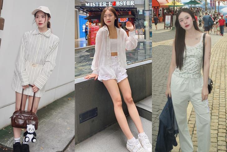 12 Inspirasi All White Outfit ala June Wanwimol, Stylish dan Variatif!