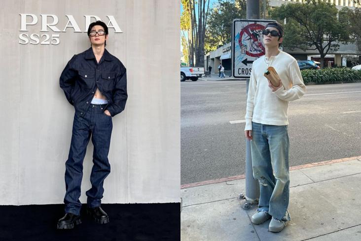 12 Style Jaehyun NCT dengan Outfit Denim, Selalu Kece!