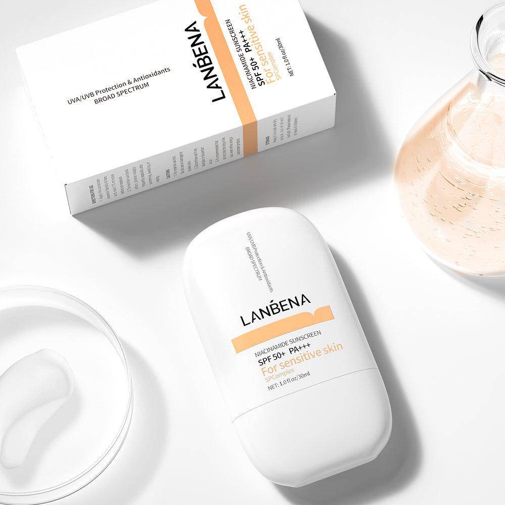 LANBENA Niacinamide Sunscreen SPF 50+ PA+++ (lanbena.id)
