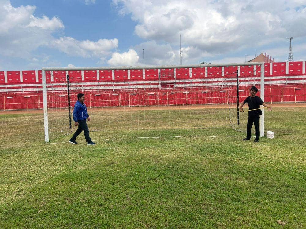 Pembenahan pada Stadion Soepriadi Blitar. (Dok. Media Officer Arema FC)