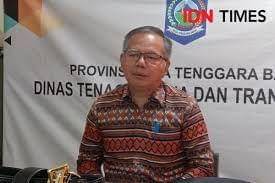 Kepala Disnakertrans NTB I Gede Putu Aryadi. (IDN Times/Muhammad Nasir)