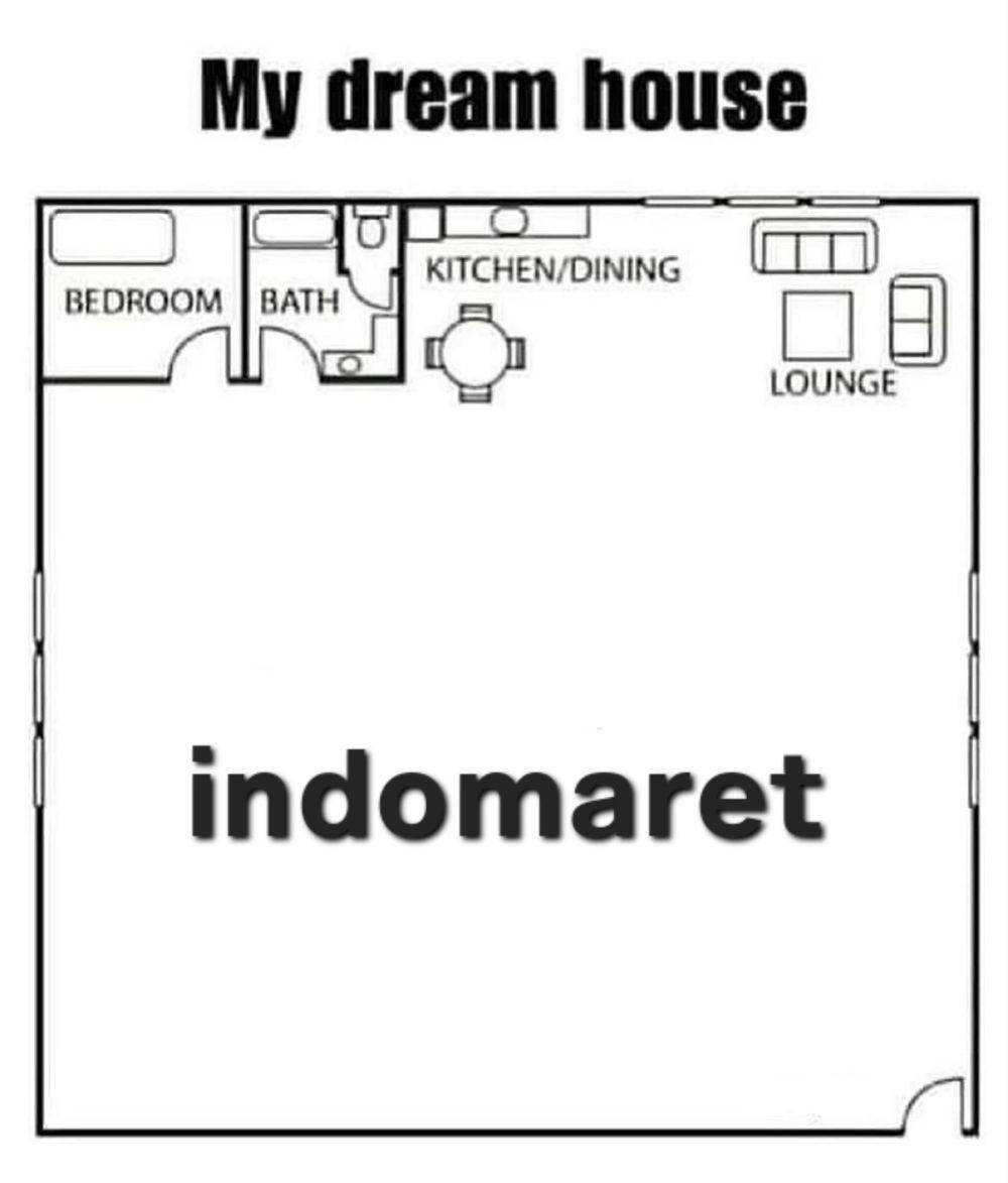 potret denah rumah impian Gen Z (x.com/yteeeam)