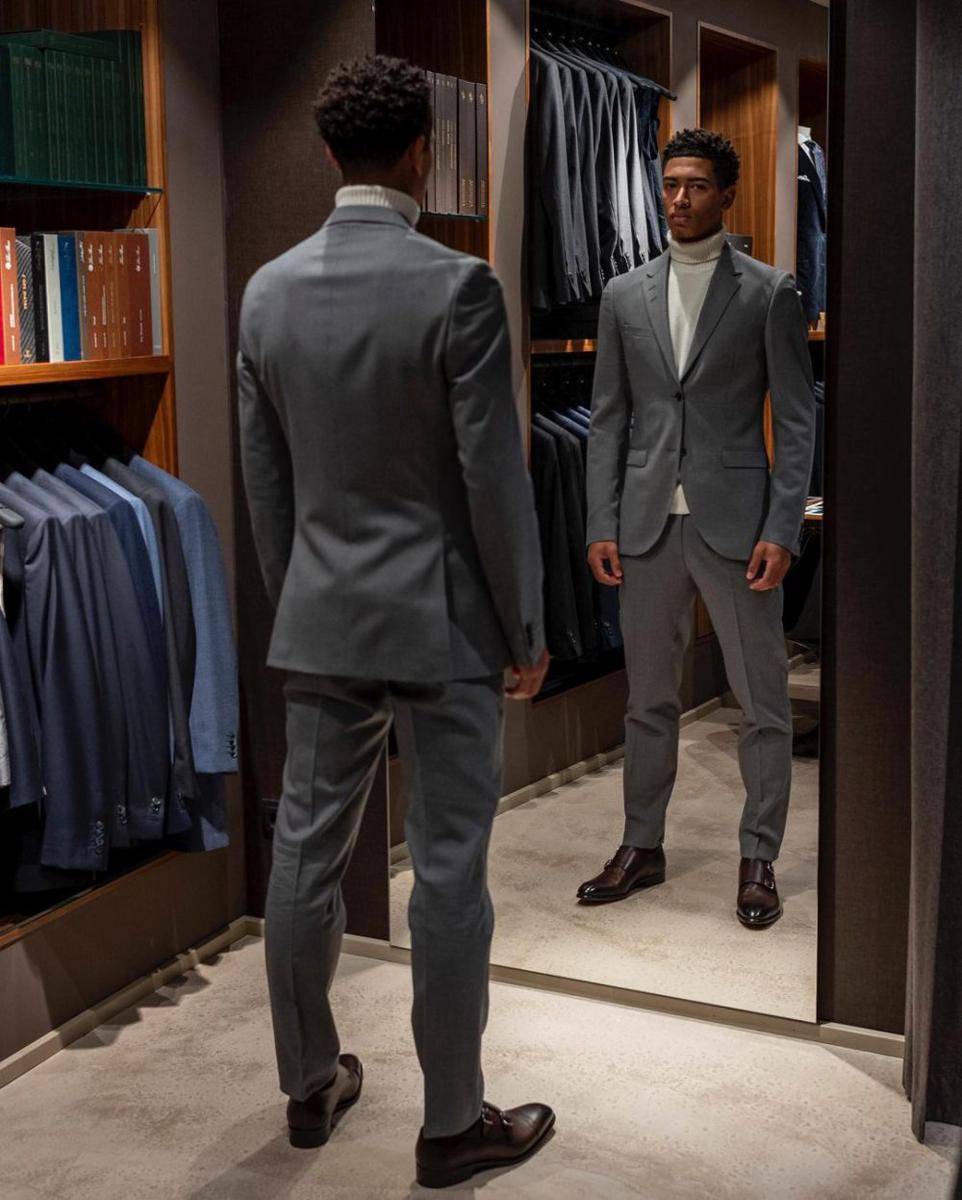 referensi outfit formal ala Jude Bellingham (instagram.com/judebellingham)