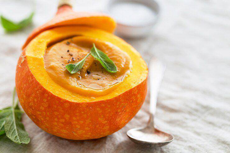 ilustrasi pumpkin dip (freepik.com/valeria_aksakova)