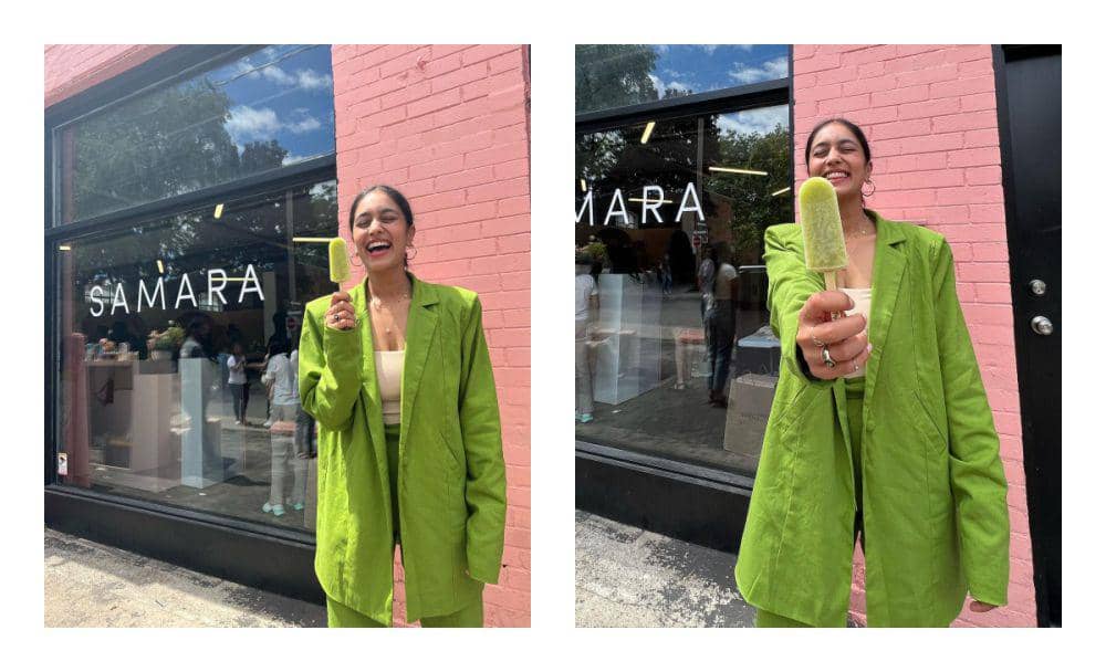 ide outfit one set ala Radhi Devlukia (instagram.com/radhidevlukia)