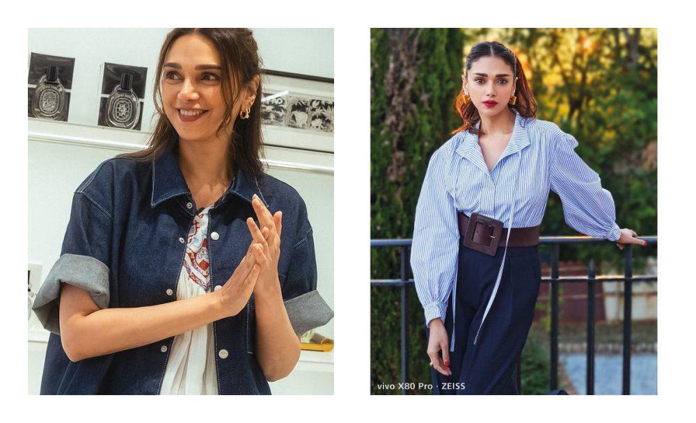 9 Inspirasi Oversized Outfit ala Aditi Rao Hydari, Stunning!