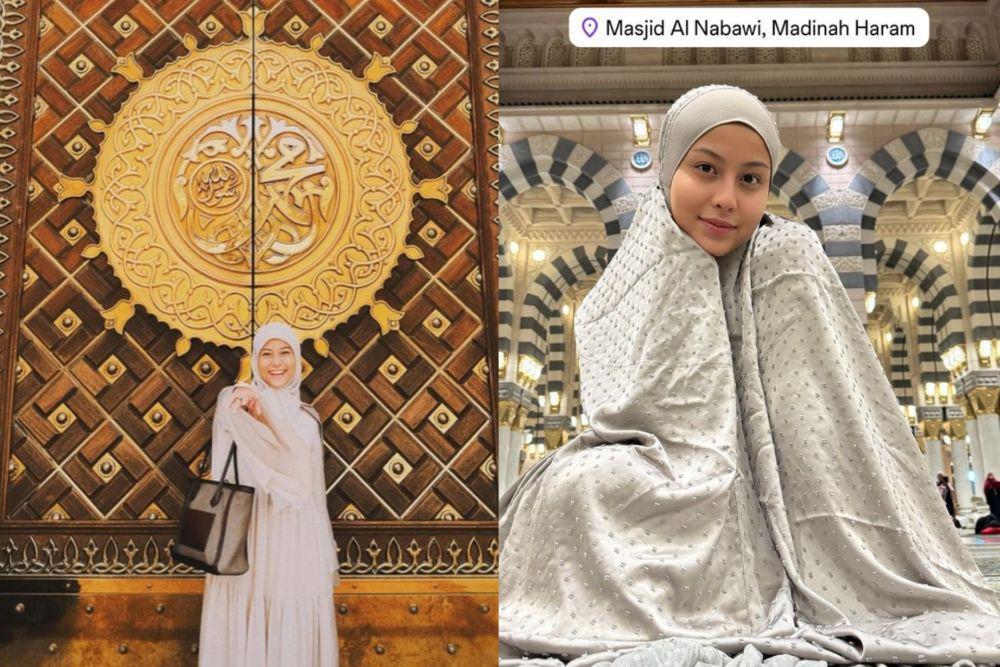 8 Potret Awkarin Perdana Umrah, Bareng Sahabat dan Orangtua