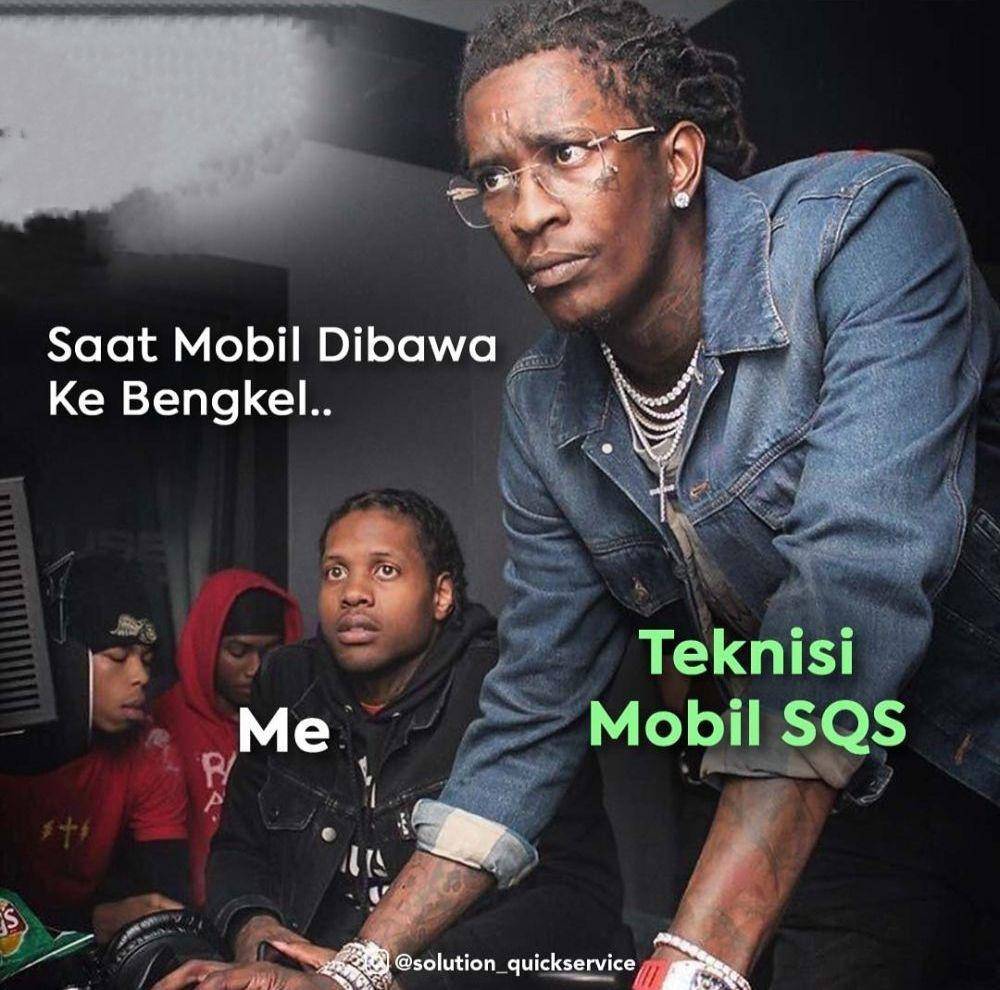 meme kejadian di bengkel (instagram.com/solution_quickservice)