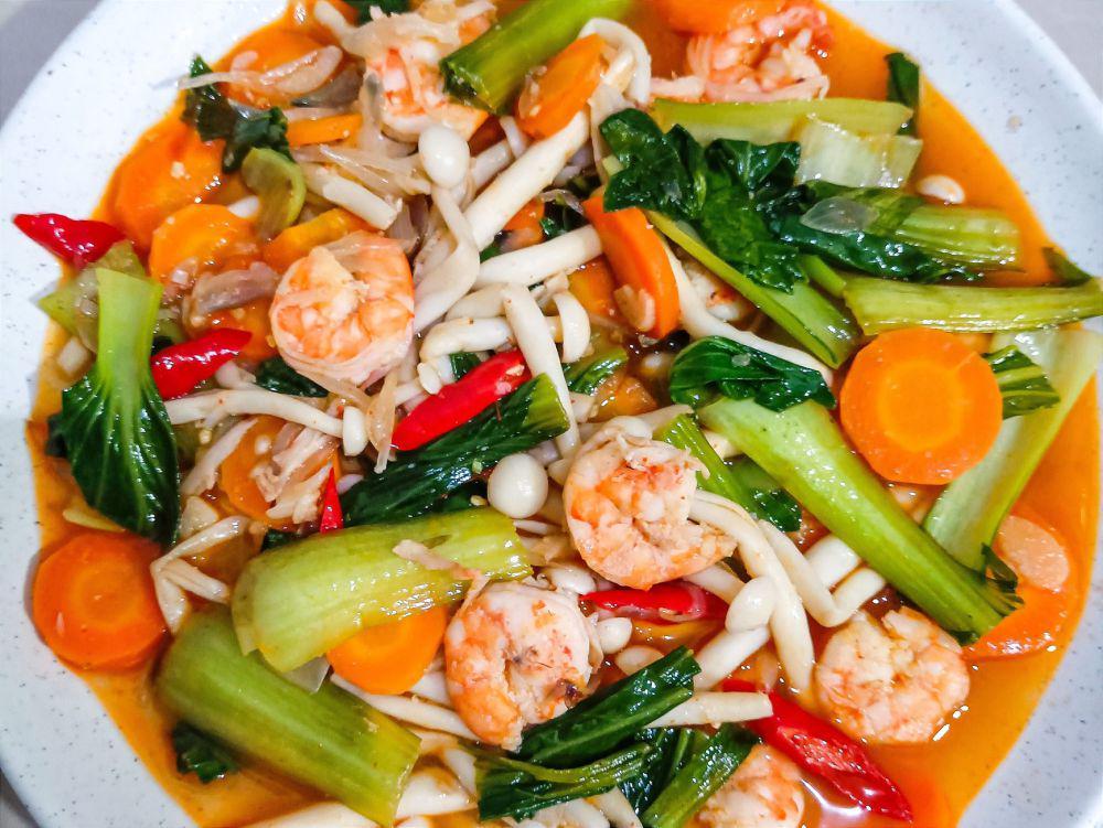 Resep Udang Jamur Rendah Kalori yang Bikin Nagih, Cocok untuk Diet!