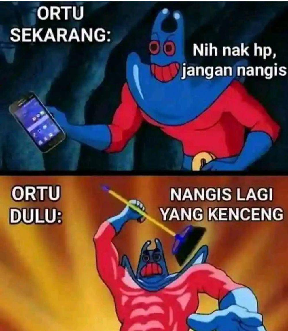 meme orangtua (instagram.com/lawakscience)