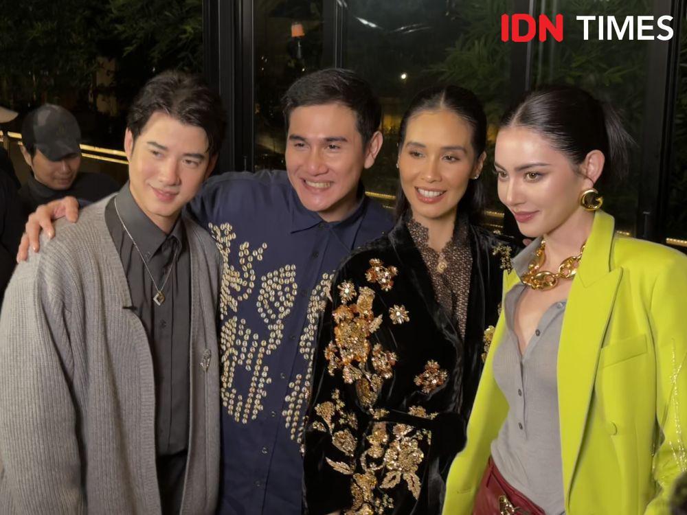 7 Momen Cast Kang Mak From Pee Mak Ketemu Mario Maurer-Davika Hoorne