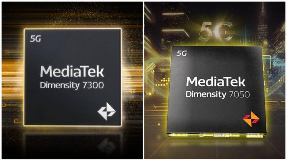 ilustrasi prosesor Mediatek Dimensity 7300 (kiri) dan MediaTek Dimensity 7050 (kanan) (i.mediatek.com)