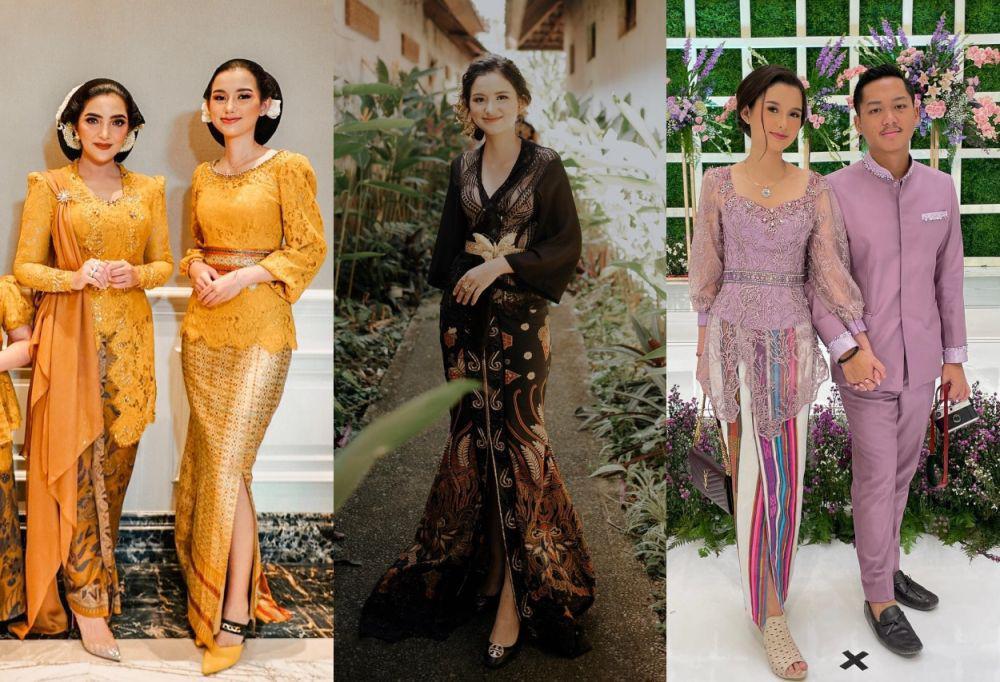 15 Inspirasi Kebaya Sarah Menzel, Calon Mantu Keluarga Hermansyah