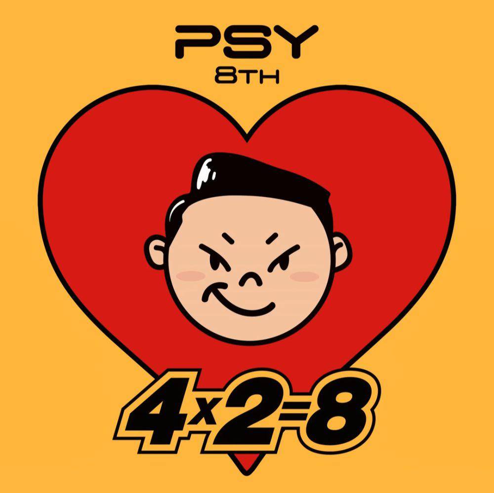 cover album 4×2=8 (youtube.com/officialpsy)