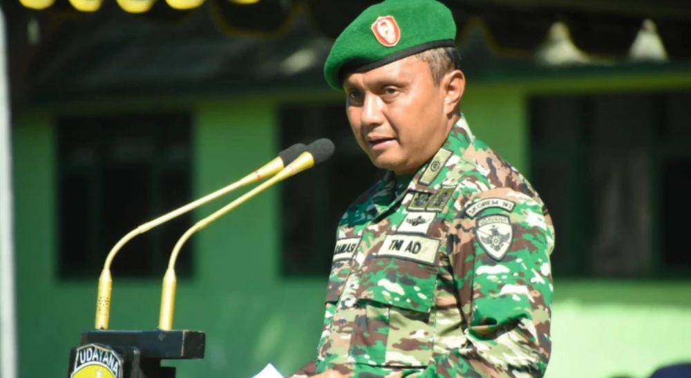 Brigjen Simon Petrus Kamlasi ketika masih menjabat Komandan Resort Militer 091/ASN. (Dokumentasi Istimewa)