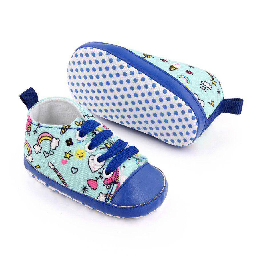 Syalu Sepatu Bayi Prewalker Bahan Kanvas PWDX (tokopedia.com/Syalu Shoes)