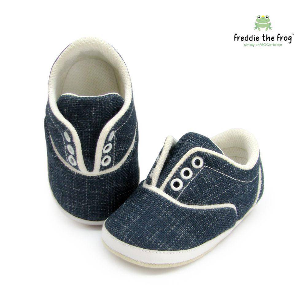 Freddie the Frog - Andy Denim Prewalker Baby Shoes (shopee.co.id/Freddie the Frog™ Official Shop)