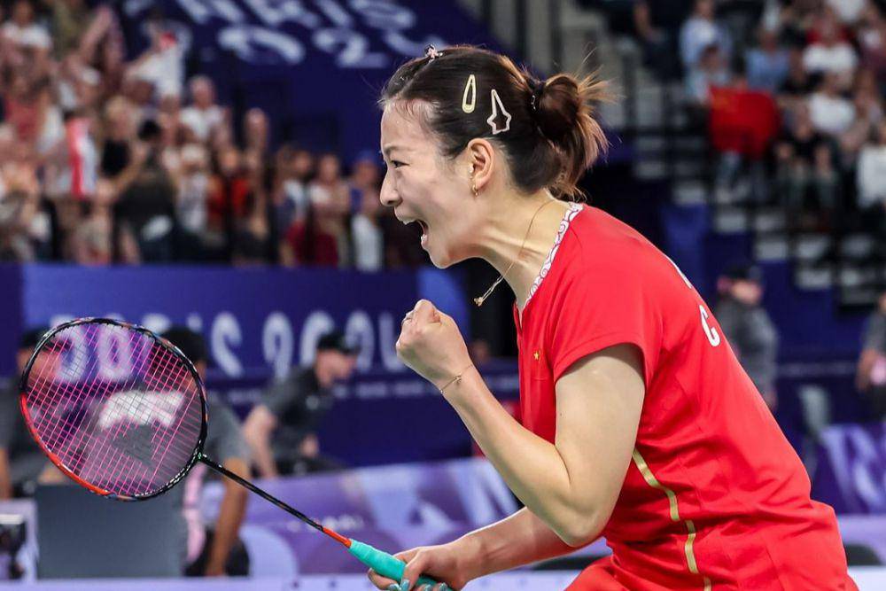 Huang Yaqiong di Olimpiade Paris 2024(Instagram.com/bwf.official)
