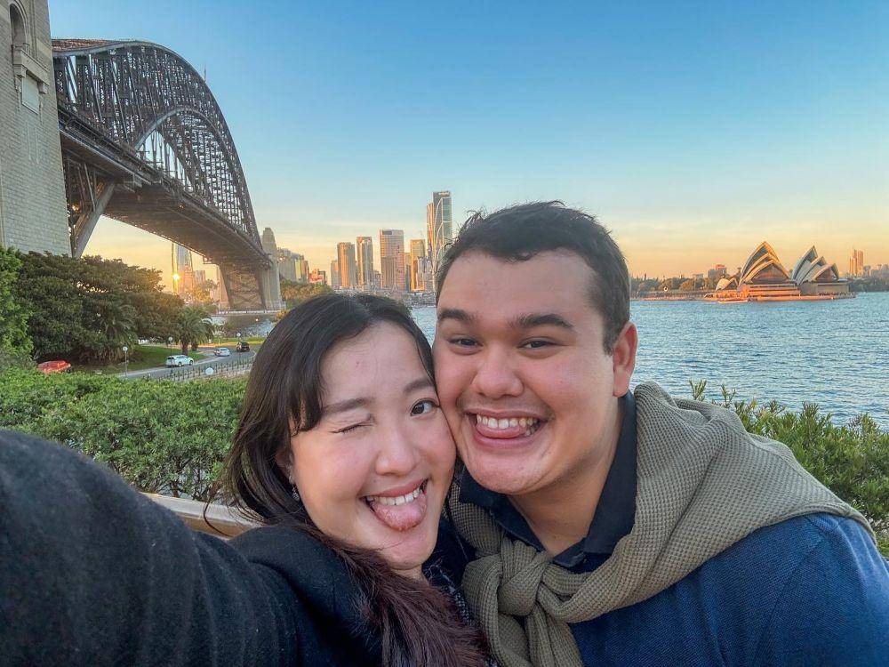 potret mesra kakak Sarah Menzel dan kekasih (instagram.com/kvin_menzel)