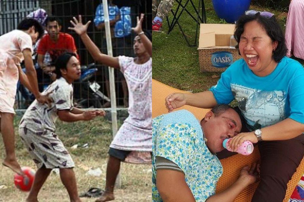 10 Potret Bapak-bapak Ikut Lomba 17 Agustus yang Bikin Ngakak Brutal