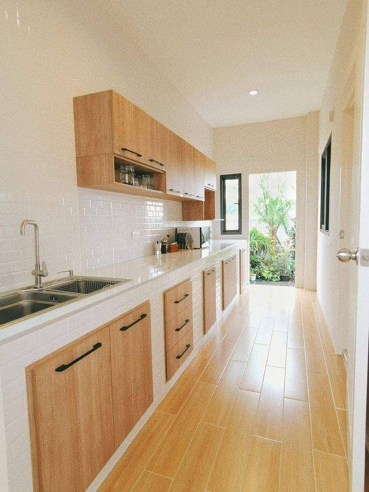 ide dapur memanjang untuk ruang sempit (devannamitchell.blogspot.lu)