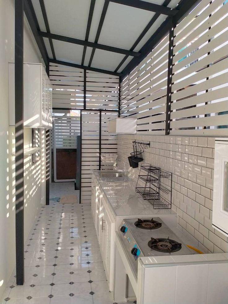 ide dapur memanjang untuk ruang sempit (arnohaas.blogspot.nl)
