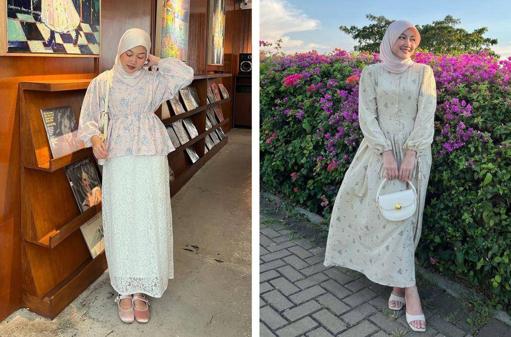 inspirasi padu-padan outfit coquette style ala influencer Adinda Valda (instagram.com/adindavld)