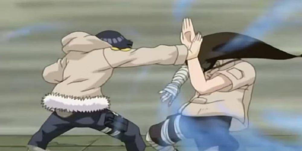 cuplikan Hinata vs Neji di Ujian Chunin (dok. Pierrot/Naruto)