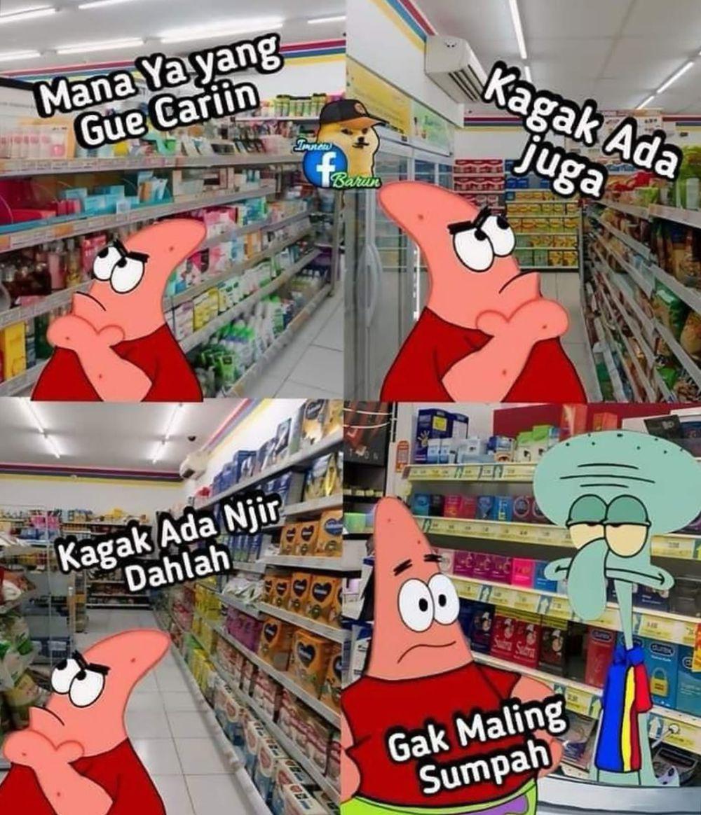 meme minimarket (instagram.com/lawakscience)
