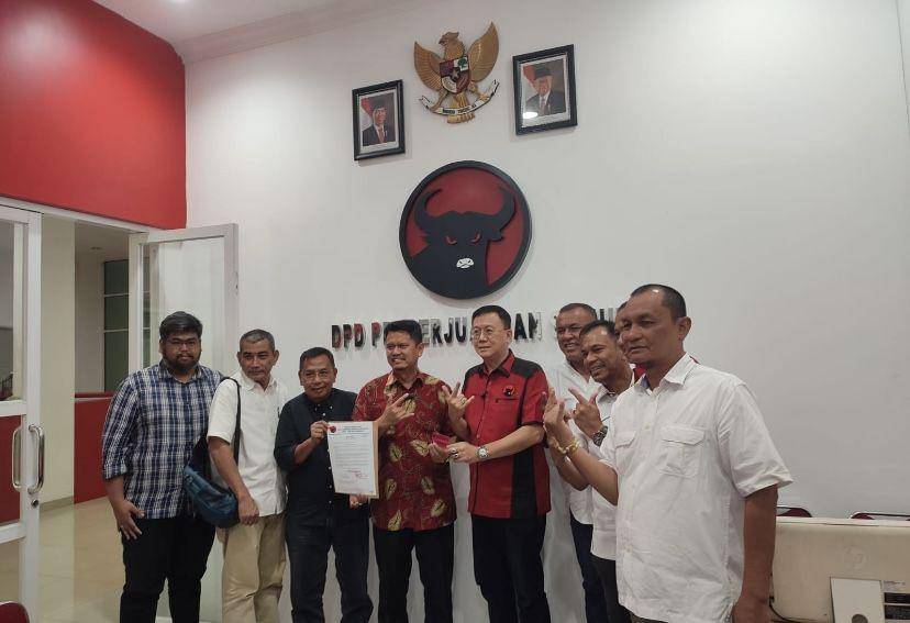 PDIP resmi mengusung Prof Ridha Dharmajaya (Dok. Istimewa)