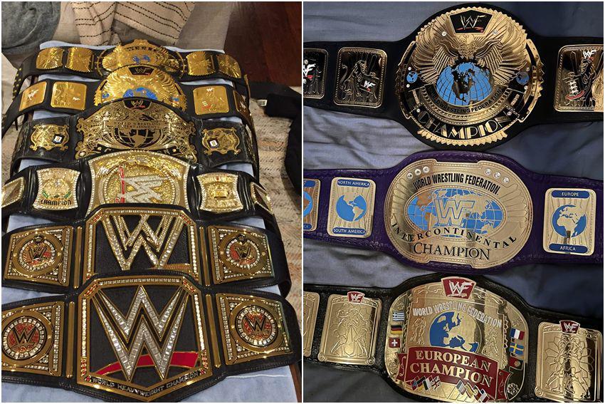 8 Potret Koleksi Sabuk WWE, Tidak Asing dengan Bentuknya?