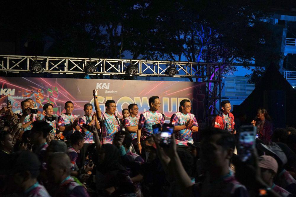 KAI Bandara Glow Night Fun Run. (Dok. Istimewa)