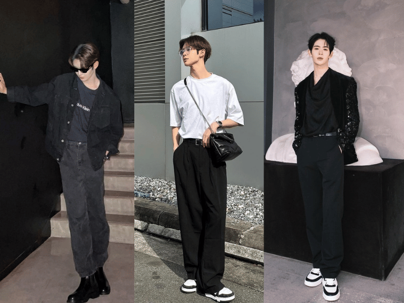 long pants hitam ala James Supamongkon (instagram.com/james.spmk)