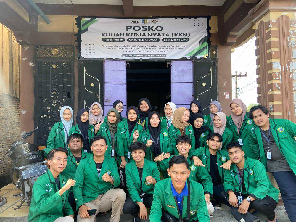 KKN Kelompok 68 UINSU di Desa Mesjid Lama Kab Batu Bara