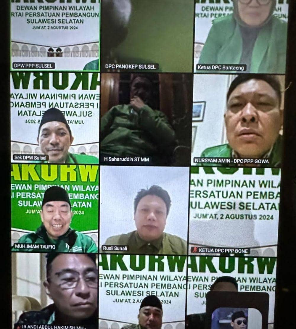 Kader PPP di Sulsel berkomitmen mendukung Danny Pomanto di Pilgub Sulsel 2024. (Dok. Istimewa)
